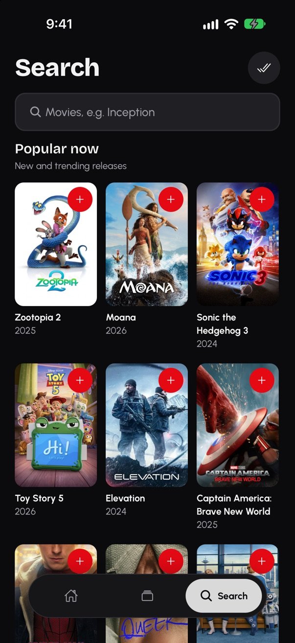 Search with popular releases